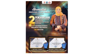 Jatim Provinsi Terbaik untuk Jaringan Intra Pemerintah dan Layanan Pusat Data Nasional