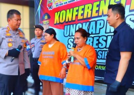 Emak-emak Spesialis Pembobol Rumah Kosong Tertangkap Polresta Sidoarjo