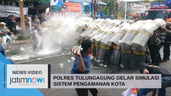 Video: Polres Tulungagung Gelar Simulasi Sistem Pengamanan Kota