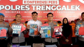 Sebulan, 11 Pengedar Narkoba Ditangkap di Trenggalek