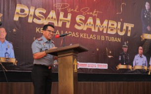 Sambut Kalapas Baru, Kakanwil Jatim Targetkan Lapas Tuban Raih WBK