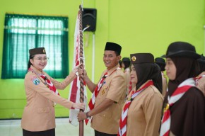 Ikut Raimuna Jatim XIV, Ini Harapan Mbak Cicha untuk 38 Kontingen Kwarcab Pramuka