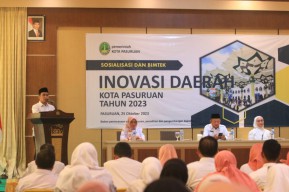 Mas Adi Harap Sosialisasi dan Bimtek Inovasi Daerah Kota Pasuruan Lahirkan Ide dan Gagasan Kebaruan