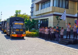 Polresta Sidoarjo Kirimkan Bantuan untuk Palestina