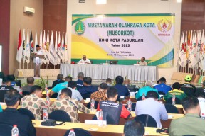 Buka Musorkot KONI 2023, Mas Adi Dorong Perumusan Inovasi Kebijakan dan Proyeksi Lebih Progresif
