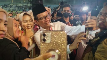 Dihadiri Puan dan Mahfud MD, Ribuan Warga Gresik Antusias Ikuti Doa Keselamatan Bangsa