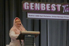 Bersama Ratusan Anak Muda Gresik, Bu Min Ajak Ciptakan Gresik Bebas Stunting