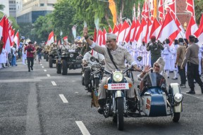 Foto: Kemeriahan Parade Surabaya Juang 2023