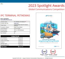 IPC TPK Raih Tiga Penghargaan Internasional LACP Spotlight Awards 2023