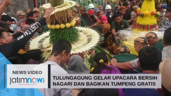 Video: Tulungagung Gelar Upacara Bersih Nagari dan Bagikan Tumpeng Gratis