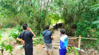 Persik Gagal Menang, Banjir Bandang Menerjang Akibatkan Jembatan Terputus