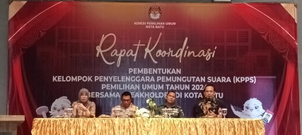 KPU Kota Batu Buka Pendaftaran 4.277 KPPS Pemilu 2024, Catat Jadwal dan Syaratnya