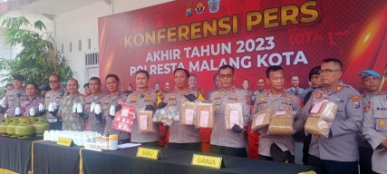 Polresta Malang Kota Tuntaskan 1.086 Perkara atau 81,4 Persen Sepanjang Tahun 2023