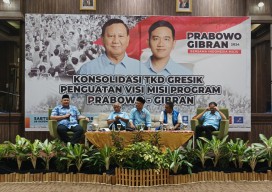 TKD Prabowo-Gibran Gresik Gelar Konsolidasi Penguatan Visi Misi Program