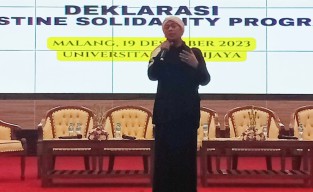 Penyanyi Opick Apresiasi Kepedulian Universitas Brawijaya Terhadap Palestina