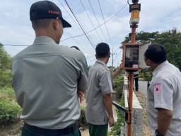 BPBD Ponorogo Cek 3 EWS Antisipasi Musim Hujan, Ini Hasilnya