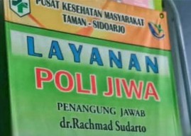 Caleg Jadi Tren Pasien Depresi, Puskesmas Taman Sidoarjo Siap Tampung