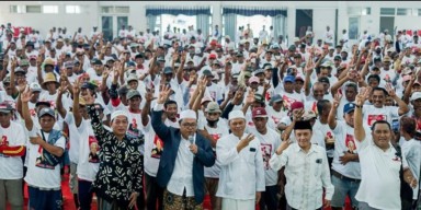Ratusan Tukang Becak di Sumenep Deklarasikan Dukungan ke Ganjar-Mahfud MD