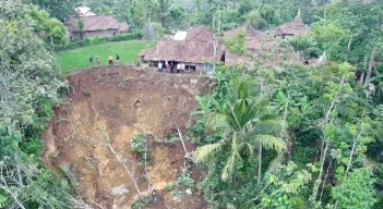 Longsor di Pudak Ponorogo Ancam Rumah Warga, Sawah Porak-poranda
