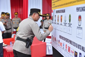 5.598 Personel Gabungan di Kota Malang Siap Amankan TPS