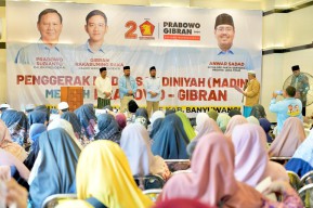 Gus Sadad Jemput 1000 Suara Kemenangan Prabowo-Gibran di Banyuwangi