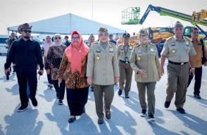 Menaker Peringati Bulan K3 Nasional 2024 di Smelter Freeport Gresik