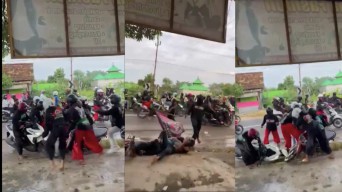 Gerombolan Pesilat Keroyok Pemotor saat Pulang Pengajian Gus Iqdam di Tuban