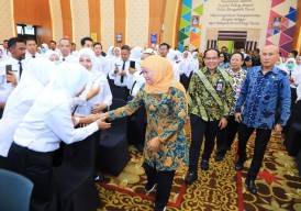 Gubernur Khofifah Singgung Reformasi Birokrasi saat Buka Orientasi PPPK