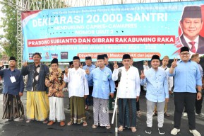 20 Ribu Santri di Jatim Beralih Dukung Prabowo-Gibran, Klaim Sempat Diintimidasi