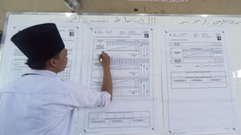 Prabowo-Gibran Saingi AMIN di TPS Keluarga Cak Imin Ponpes Denanyar Jombang