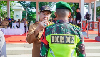 11.917 Personel Gabungan Siap Amankan Pemilu di Lamongan