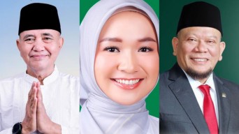 Kondang Kusumaning Ayu - La Nyalla - Agus Rahardjo Bersaing Ketat di Kediri