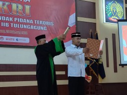 Napiter di Lapas Tulungagung Ikrarkan Janji Setia NKRI usai Jalani Program BNPT