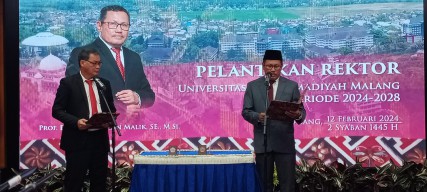 Rektor Baru UMM Periode 2024-2028 Dilantik, Ini Mandatnya
