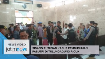 Video: Sidang Putusan Kasus Pembunuhan Pasutri di Tulungagung Ricuh