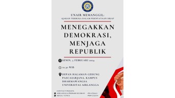 Unair Tegaskan: Presiden, Jangan Tinggalkan Nilai Etis Pancasila!