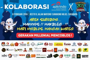 Ojo Golput Rek! Usai Nyoblos Makan Gratis di 55 Kafe dan Resto Surabaya