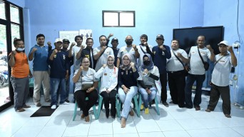 Siaga Cuaca Ekstrem, Gabungan Relawan di Kediri Bersinergi dengan BPBD