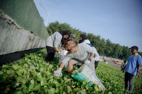 Pemkab Tuban Gandeng Kelompok Masyarakat Bersihkan Pantai Boom