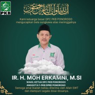 Caleg Incumbent DPRD Ponorogo dari PKB Meninggal Dunia