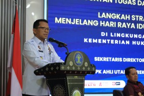 Kemenkumham Jatim Sambut Monev Pelayanan Pemasyarakatan di Bulan Ramadan