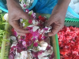 Pedagang Bunga Tabur di Kota Malang Raup Cuan Jutaan Rupiah