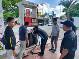 Polres Sumenep Sidak 3 SPBU jelang Lebaran, Antisipasi Kecurangan