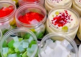 Sago Kuah Cream Cheese Buatan Warga Sidoarjo Laris Manis di Bulan Ramadan