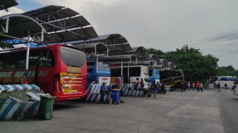 Persiapan Terminal Purabaya Sidoarjo Antisipasi Arus Mudik Lebaran 2024