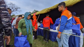 KSAL Beri Bantuan Warga Terdampak Gempa Tuban