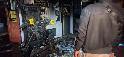 Lansia di Kediri Tewas Terbakar Dalam Rumah saat Suami Tarawih