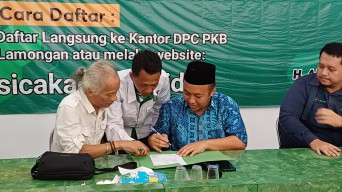 Debby Kurniawan Lengkapi Berkas Maju Bacabup Lamongan dari PKB