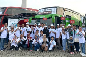 SIG Berangkatkan 880 Peserta Mudik Bersama BUMN 2024, ke Jateng hingga Sumatera