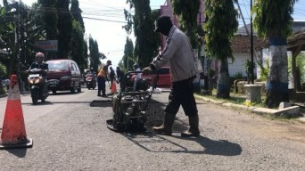 7 Ruas Jalur Mudik di Ponorogo Mulai Ditambal